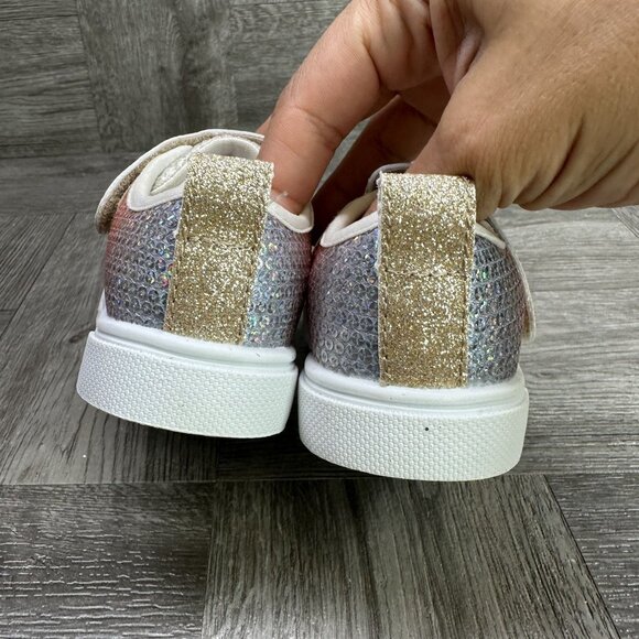 Skechers Twinkle Toes Toddler size 8 Sequin Flash Light up Shoes - Picture 6 of 9